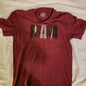 Prana Red Graphic T-Shirt